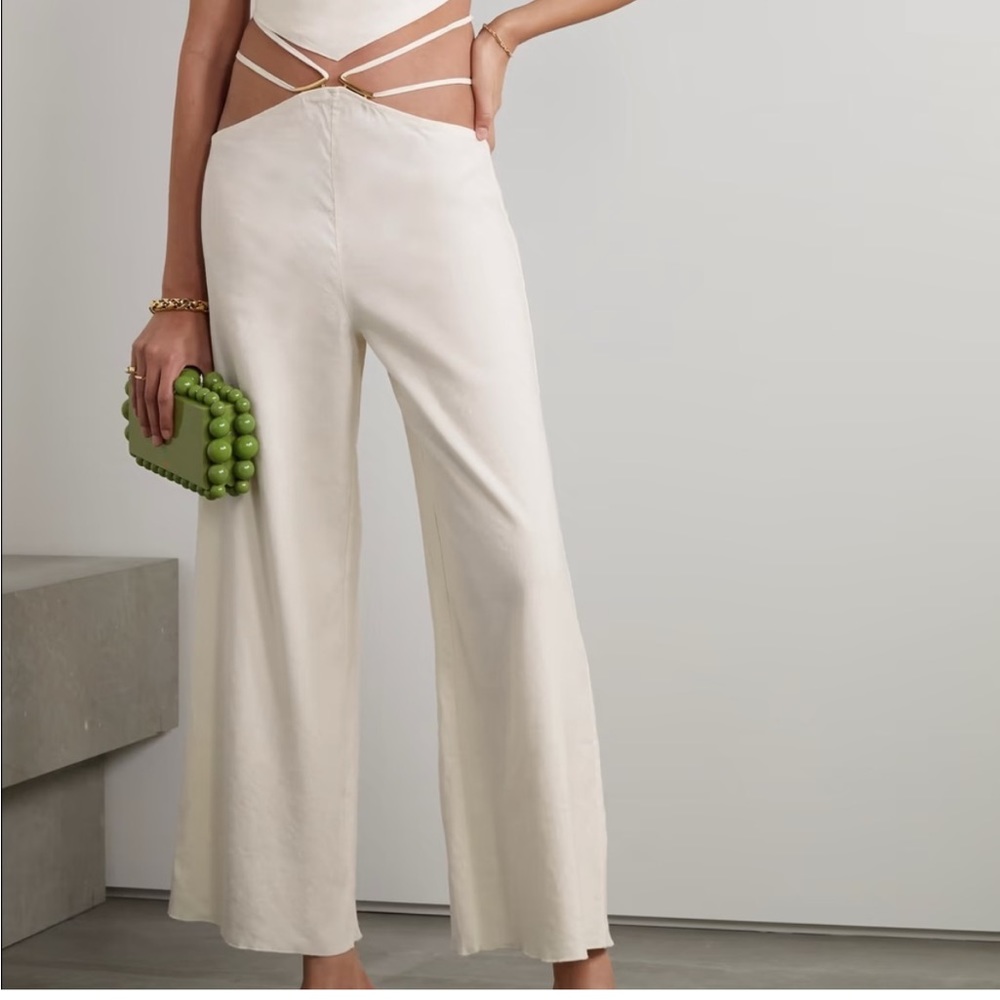 Cult Gaia XS Tessa Pant Off White